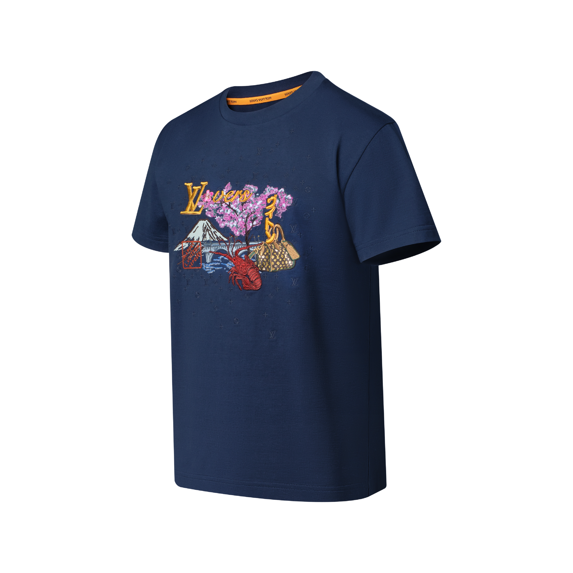 Embroidered T-Shirt - Luxury Blue | LOUIS VUITTON
